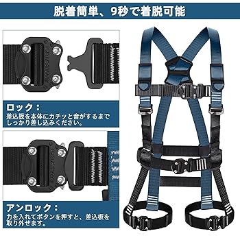 新規格適合 フルハーネス （新規格 セット ） 安全帯 フルハーネス フルハーネスセット 新規格適合 安全帯 産業安全技術協会 認証